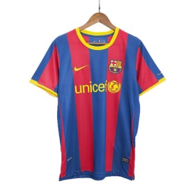 Camisola Barcelona 2010-11 Retro 1º Equipamento Manga Curta